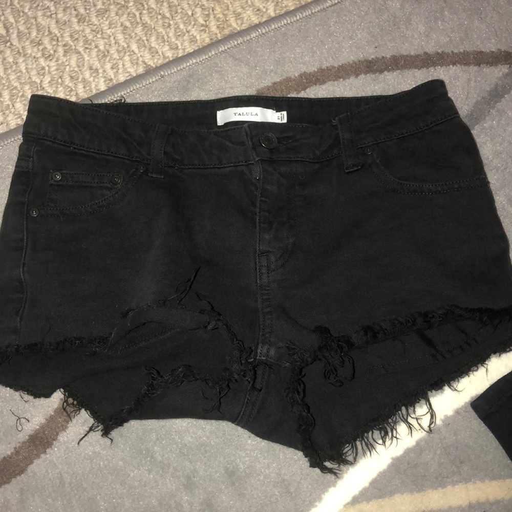 Black jean shorts From Aritzia